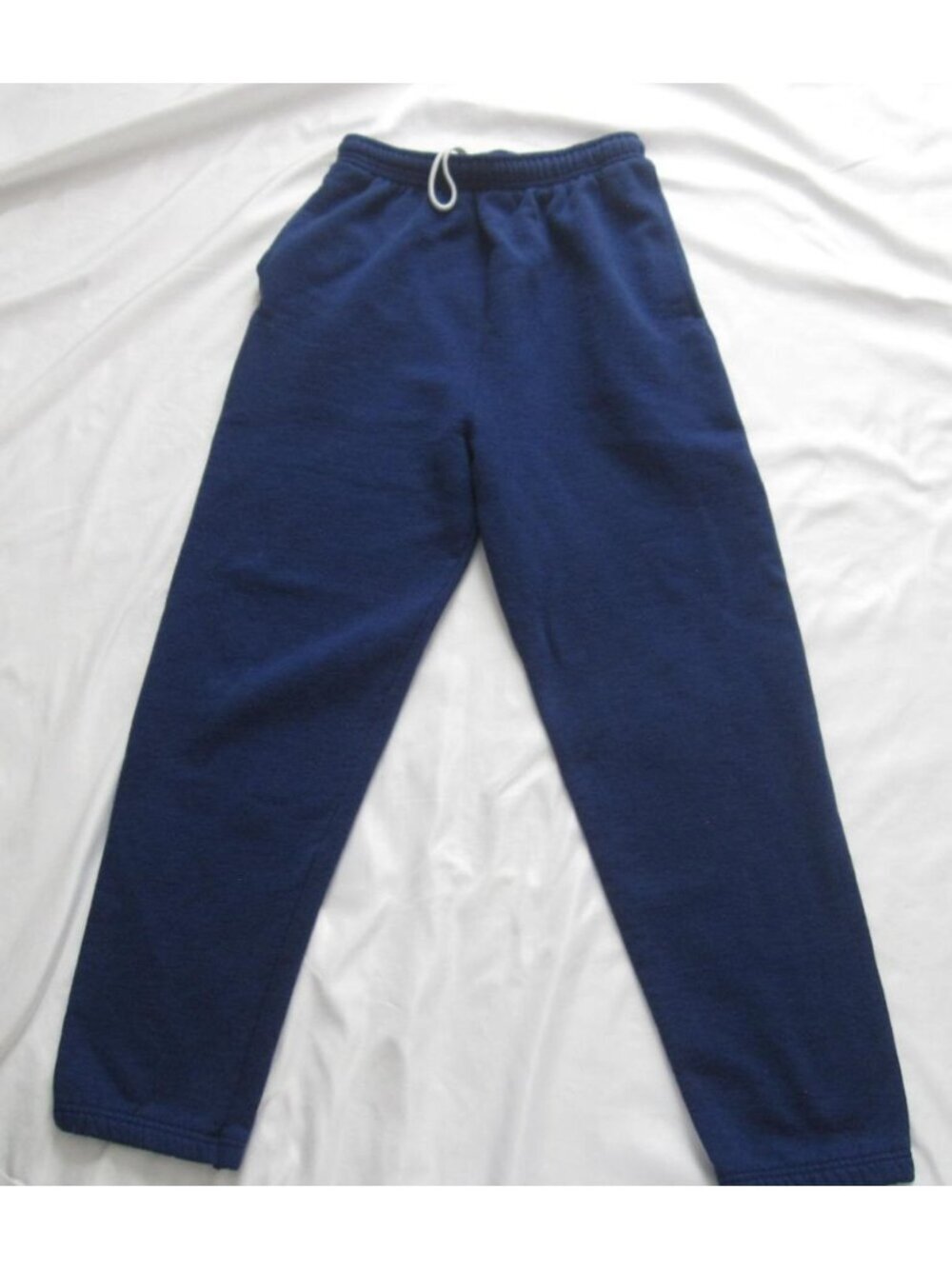 Vtg 90s BVD Navy Blank Sweatpants Sz‎ M Joggers Lounge (Made in USA) Gorpcore